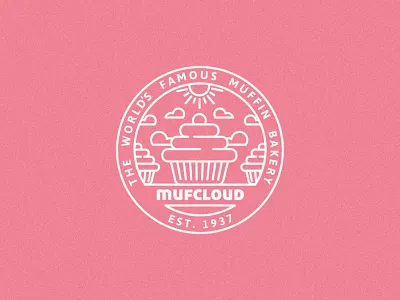 Mufcloud Bakery Logo brand identity branding brewery icon identity logo logo design logodesign mark symbol