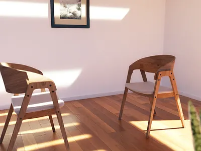 Facing Chairs 3d blender emilioriosdesigns photography photorealism photorealistic photoshop