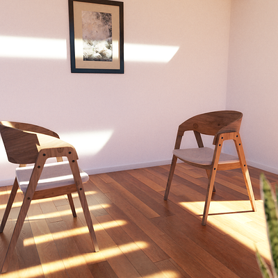 Facing Chairs 3d blender emilioriosdesigns photography photorealism photorealistic photoshop