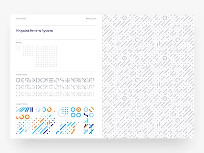 Pinpoint – Pattern System branding circle design dots flat geometric grid illustration pattern shapes vector