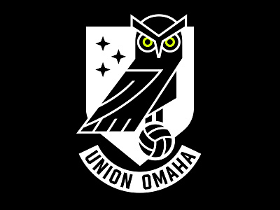 Union Omaha Soccer Club badge branding club crest football logo owl soccer sports union usl