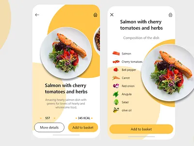 Order food at home app design ui ux дизайн приложение