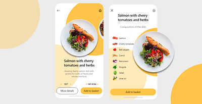 Order food at home app design ui ux дизайн приложение