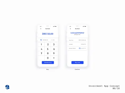 Fractional Investment App Concept app app design app ui design mobile mobile ui typography ui ux