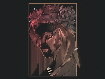 Autumn Illustration art artist artwork design digital graphic design illustration illustrator portrait vector