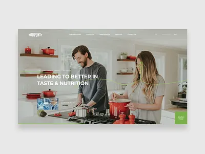 Dupont - Web concept creative ui ux web