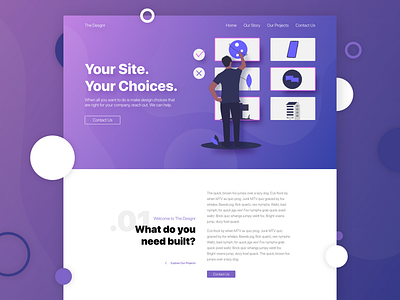 Desgnr abovethefold agency agency website branding design homepage illustration landing page modern ui ux vector web design website