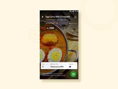 Food Ordering App app challenge dropdown food mobile order shopping slider ui ux