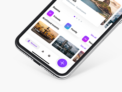 Liam mobile app clean clean ui concept diary interface ios iosapp iphone iphoneapp memories mobileapp mobileappdesign product productdesign tabbar travel trips ui ux