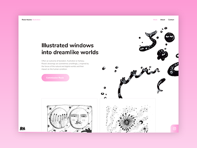 Website Landing Page adobexd illustration illustrator landing page landing page design landing page ui landingpage nunito pink portfolio ui user interface userinterface webdesign webflow website website concept website design