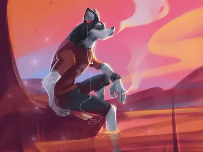 husky art cartoon character characterdesign concept cute design doodle fun illustration inktober