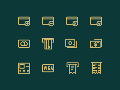 Payment icons line design icon icon a day icon app icon design icon set illustration line icon