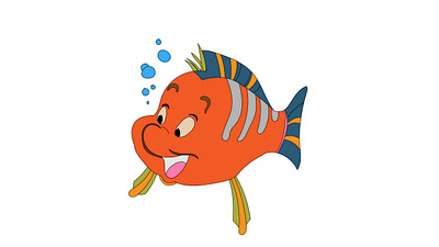 fish carton illustration vector