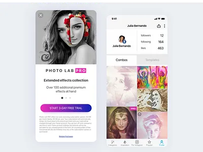 Redesign Photo Lab app app design ios redesign ui uidesign uxdesign