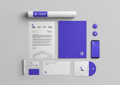 identity for it company brending documentation identity design logo