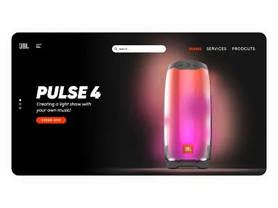 JBL Product Homepage branding clean creative design dutch martijnvdlaar modern mvdl nice ui