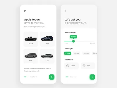 Car Loan App app application car credit design flat interface loan mobile mobile app mobile app design mobile design mobile ui product ui ux web website