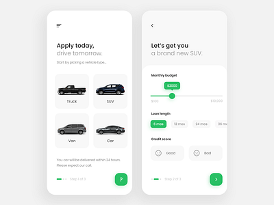 Car Loan App app application car credit design flat interface loan mobile mobile app mobile app design mobile design mobile ui product ui ux web website