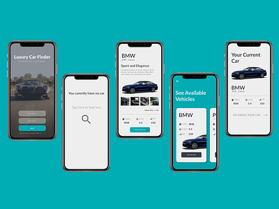 Car Finder App Concept app concept branding design ui ui ux