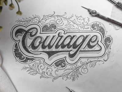 Courage appareldesign brand branded branding clothing clothingbrand designgraphic designlogo goodtype lettering logobranding logos printing stikerdesign tshirt tshirtdesign vintage vintageclothing vintagelo vintagestyle