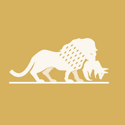 Ernest Zmetak Lion design ernestzmetak flat icon illustration illustrator lion lion logo logo minimal vector