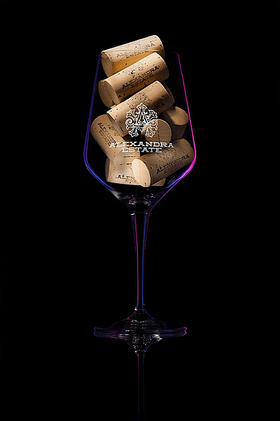 AlexandraEstate wine concept advertising concept photogpraphy wine