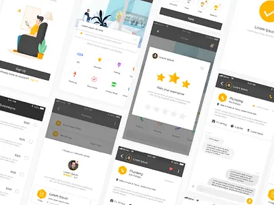 Mobile App Development app branding design illustration ui ux