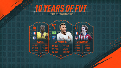 10 YEARS OF FUT anniversary celebration fifa fifa ultimate team football fut19 game soccer