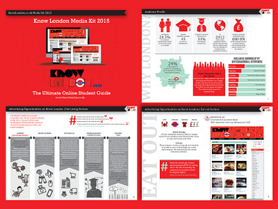 KnowLondon Media kit facts functionality graphicdesign guide hierarchy icons infographic information information design knowlondon studentguide surveys symbols type typography university user research