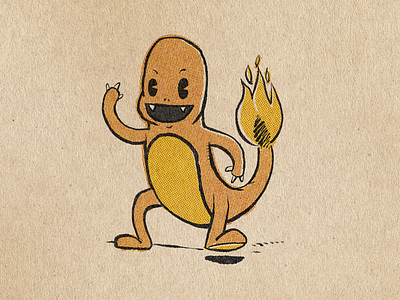 Vintage Pokemon - Charmander