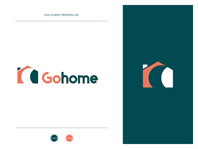 Gohome best designer best shots branding clean design cool colors cool design creativity design good design logo design
