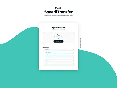 Meet SpeediTransfer (Drag&Drop) 031 dailyui dailyui031 dailyuichallenge drag drag and drop drop error files speeditransfer transfer uidesign uploading window