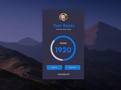 Daily UI 017 - Profile app application concept design mobile product design ui ui design ux web web design