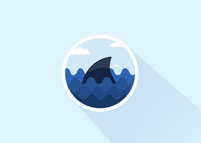 Shark logo vector