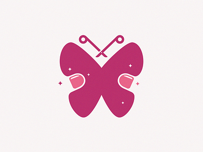 manicure/ spa salon/ beautiful beautiful butterfly logo manicure nails pedicure spa salon