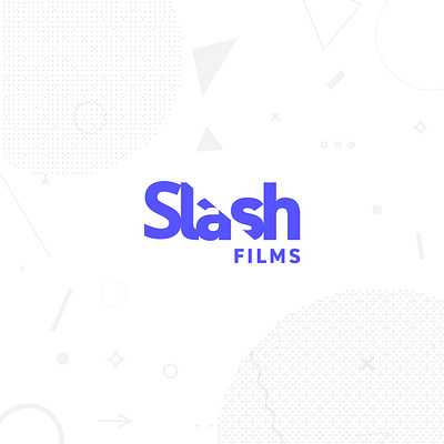 Slash Films - v2 brand branding flat icon logo logodesign minimal modern purple