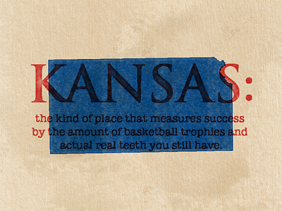 United States of Shit Talkin' | KS basketball jayhawk kansas ku topeka