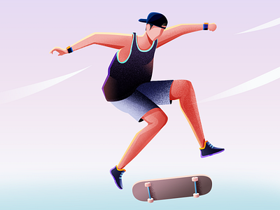 skateboard illustration