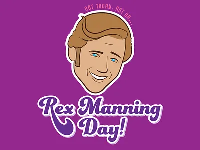 Rex Manning Day adobe digital art empire records graphic design illustration illustrator movie rex rex manning typography