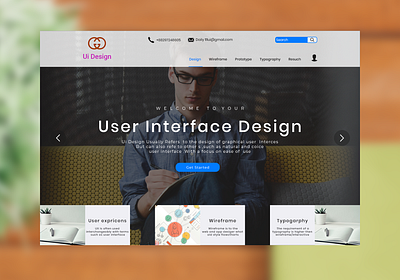 Uesr Interface Design account animation branding design gif graphic illustraion layout mockup product design profile search web web template website