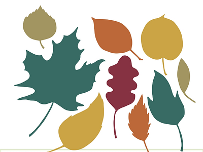 Autumn essential autumn hand drawn illustration leaves