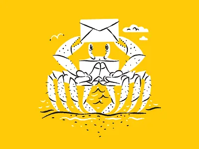 Illustration crab illustration