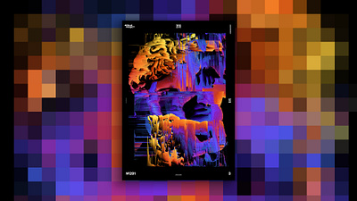 Pixel Process #8 Poster Design #281 visual art
