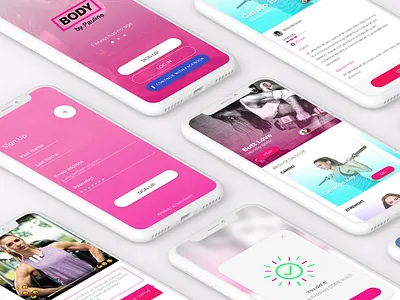 Fitness App Concept app fitness interface mobile app design mobile ui training ui uidesign uiux ux workout