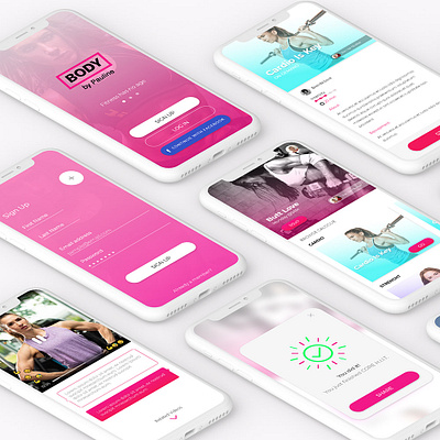 Fitness App Concept app fitness interface mobile app design mobile ui training ui uidesign uiux ux workout