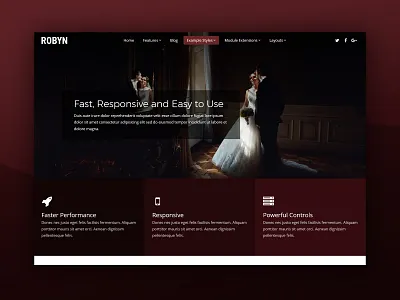 J51 Robyn - A Joomla Template joomla joomla designs joomla template joomla templates template template design theme theme design web design webdesign