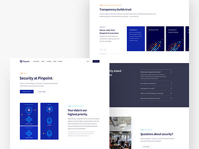 Pinpoint – Security analytics cards design desktop diagram saas security software ui ux web