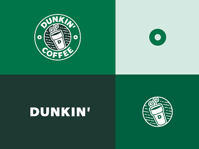 Dunkin' bagels branding breakfast brunch coffee coffee beans coffee brand coffee cup coffee shop donut donuts dunkin dunkin donuts iced coffee latte logo rebrand roundel starbucks