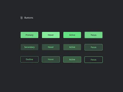 Stockstream.tv Buttons active button buttons figma focus hover sstv states stock market stocks stockstreamtv style guide