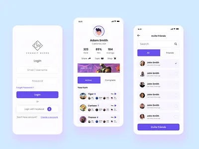 Gaming app design android app design clean color creative design game app game design ios app design mobile app mobile app design mobile design mobile ui ui uidesign ux website
